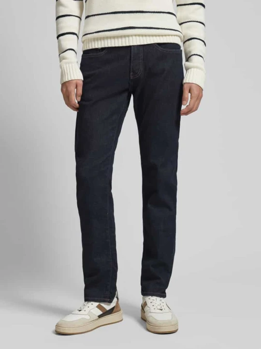 Zdjęcie produktu Dżinsy w kroju regular fit z 5-kieszeniowym designem model 'Lyon' Pierre Cardin Jeansowy niebieski