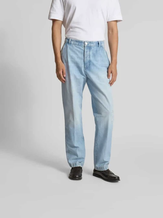Zdjęcie produktu Jeansy o kroju tapered fit z bawełny Closed Jasnoniebieski