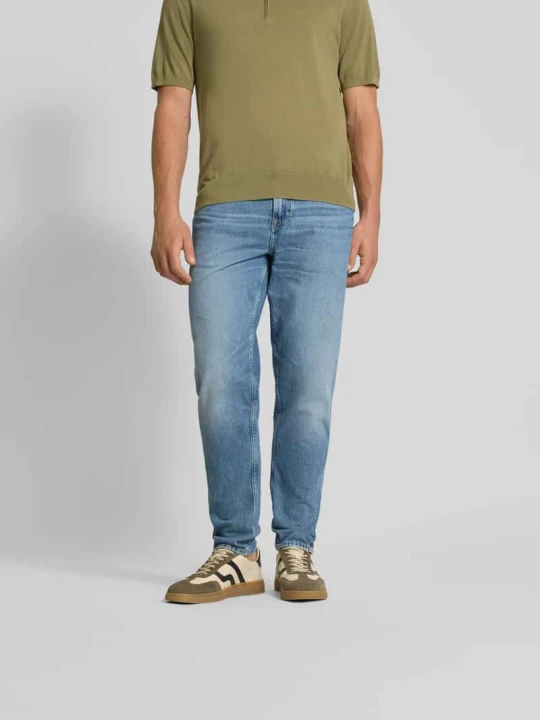 Zdjęcie produktu Jeansy o kroju tapered fit z czystej bawełny Closed Jeansowy niebieski