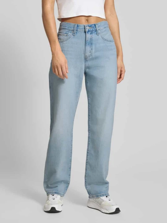 Zdjęcie produktu Jeansy o kroju tapered fit z czystej bawełny model 'EASY DAD' Levi's Jasnoniebieski