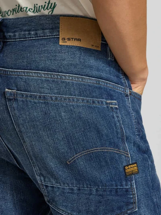 Zdjęcie produktu Jeansy o kroju tapered fit z czystej bawełny model 'G-Star Arc' G-Star Raw Jeansowy niebieski