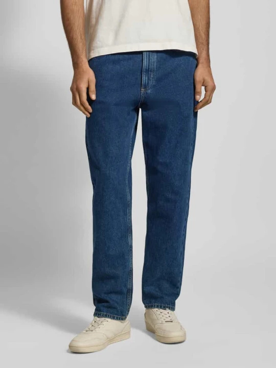 Zdjęcie produktu Jeansy o kroju tapered fit z czystej bawełny Model 'RUNNA' Marc O'Polo Ciemnoniebieski