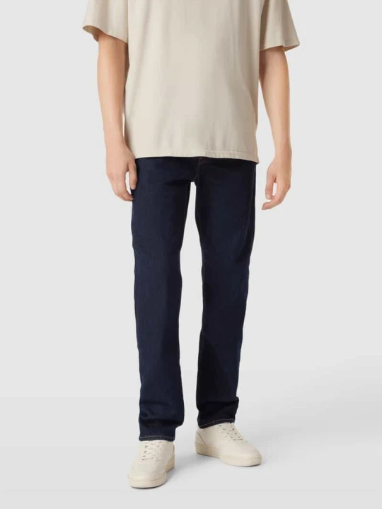 Zdjęcie produktu Jeansy o kroju tapered fit z dodatkiem streczu model „502™” Levi's Ciemnoniebieski