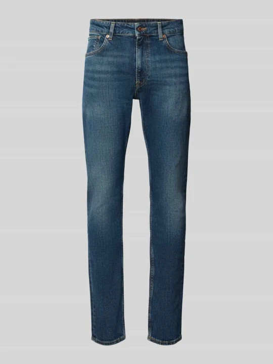 Zdjęcie produktu Jeansy o kroju tapered fit z efektem sprania model 'Stanley' Pepe Jeans Niebieski