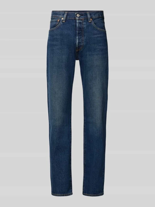 Zdjęcie produktu Jeansy o kroju tapered fit z mieszanka bawełny i lyocellu model '502® TAPER' Levi's Metaliczny niebieski