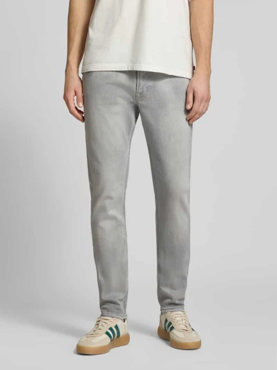 Zdjęcie produktu Jeansy o kroju tapered fit z Mieszanka bawełny Model 'STANLEY' Pepe Jeans Średnioszary