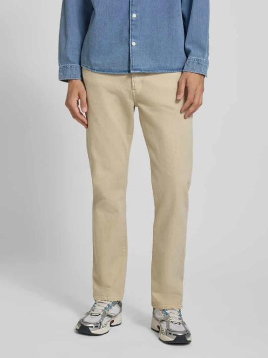Zdjęcie produktu Jeansy o kroju tapered fit z mieszanki bawełny model '502™ TAPER' Levi's Beżowy
