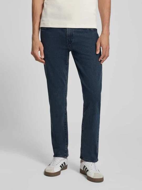 Zdjęcie produktu Jeansy o kroju tapered fit z mieszanki bawełny model '502™ TAPER' Levi's Ciemnoniebieski