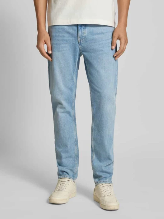 Zdjęcie produktu Jeansy o kroju tapered fit z mieszanki bawełny model ‘ARIC’ Marc O'Polo Jasnoniebieski