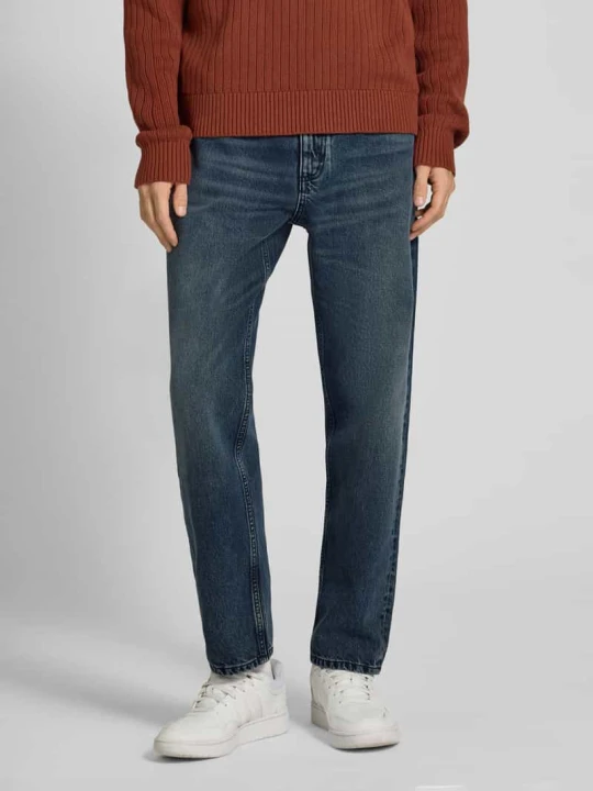 Zdjęcie produktu Jeansy o kroju tapered loose fit z czystej bawełny Marc O'Polo Ciemnoniebieski