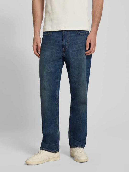 Zdjęcie produktu Jeansy o kroju wide fit i krój loose fit z czystej bawełny model '568™' Levi's Jeansowy niebieski