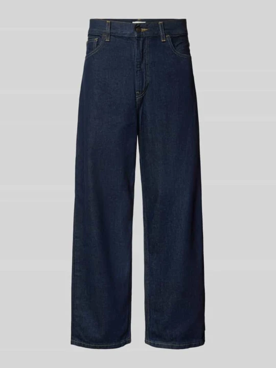 Zdjęcie produktu Jeansy o kroju wide fit z czystej bawełny model "Brandon" Carhartt WIP Ciemnoniebieski