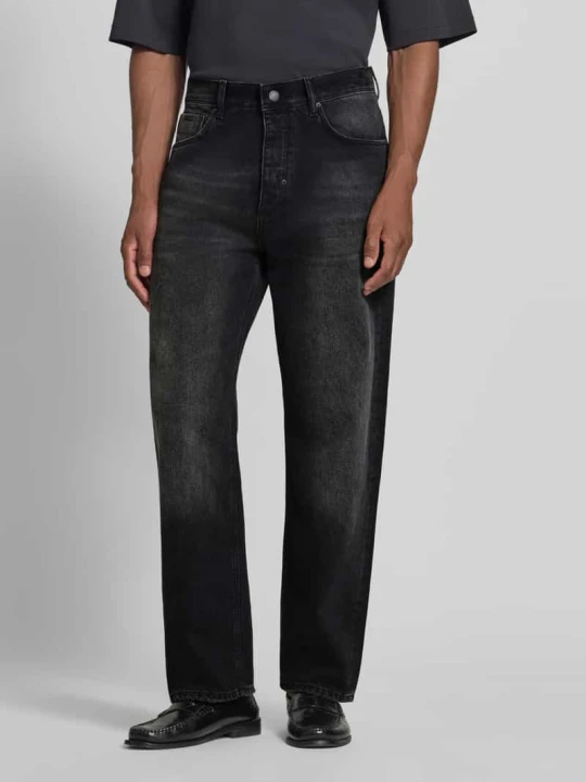 Zdjęcie produktu Jeansy o kroju wide fit z czystej bawełny model "JAMES" Antony Morato Antracytowy