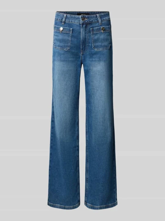 Zdjęcie produktu Jeansy o kroju wide fit z kieszeniami z patką Zero Jeansowy niebieski