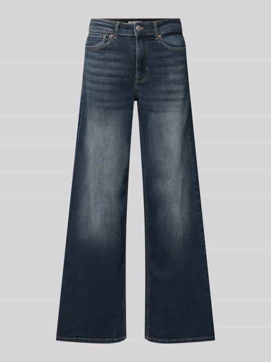 Zdjęcie produktu Jeansy o kroju wide & loose fit z mieszanka bawełny model 'MADISON' Only Jeansowy niebieski
