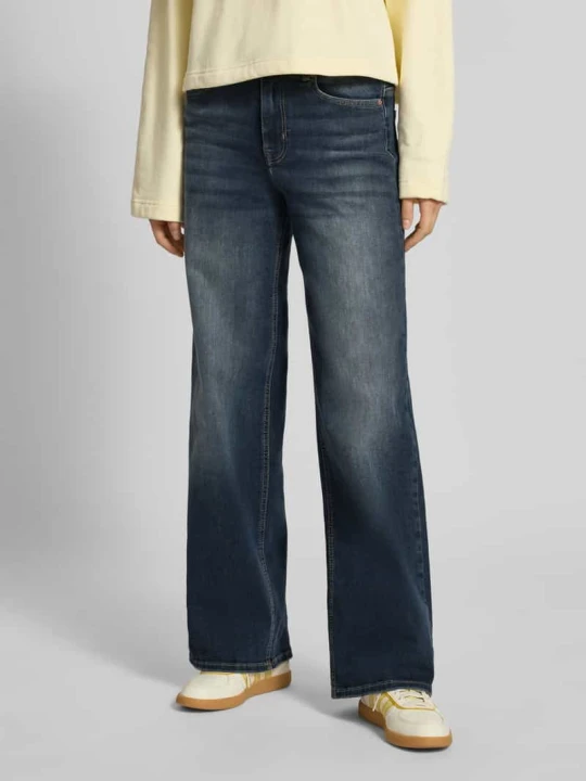 Zdjęcie produktu Jeansy o kroju wide & loose fit z mieszanka bawełny model 'MADISON' Only Jeansowy niebieski