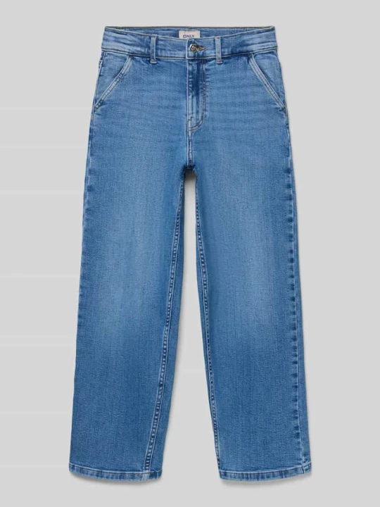 Zdjęcie produktu Jeansy o kroju loose fit z mieszanki bawełny model „GIA” Only Niebieski