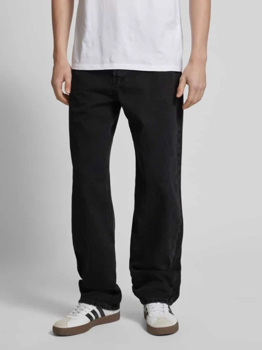 Zdjęcie produktu Jeansy o luźnym kroju z 5 kieszeniami model ‘EDDIE’ Jack&Jones Czarny