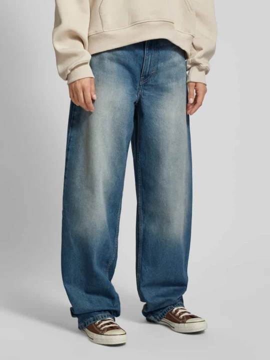 Zdjęcie produktu Jeansy o luźnym kroju z 5 kieszeniami model ‘Rail’ Weekday Jeansowy niebieski