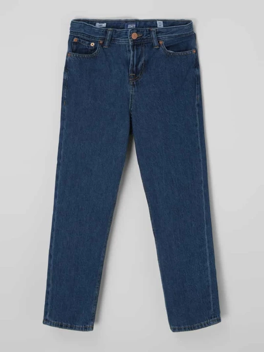Zdjęcie produktu Jeansy o luźnym kroju z bawełny model ‘Chris’ Jack&Jones Niebieski