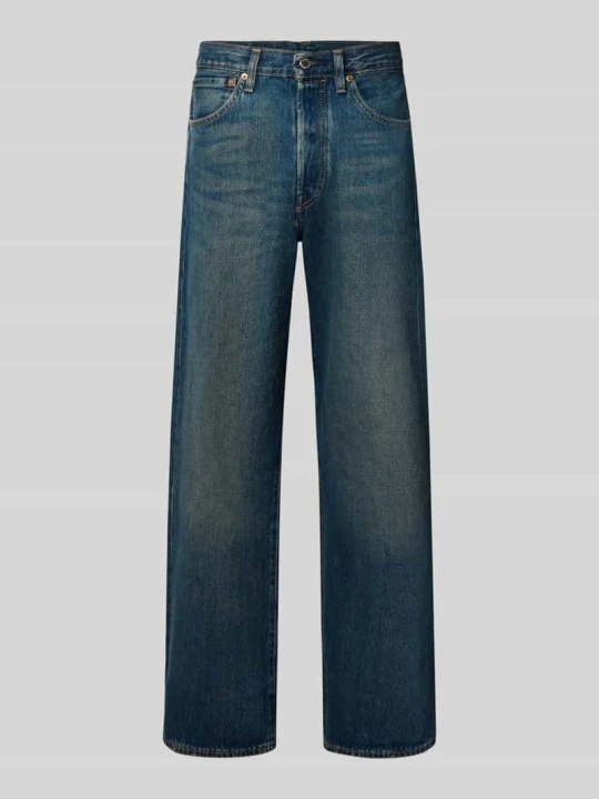 Zdjęcie produktu jeansy o luźnym kroju z czystej bawełny model '501®' Levi's Camel