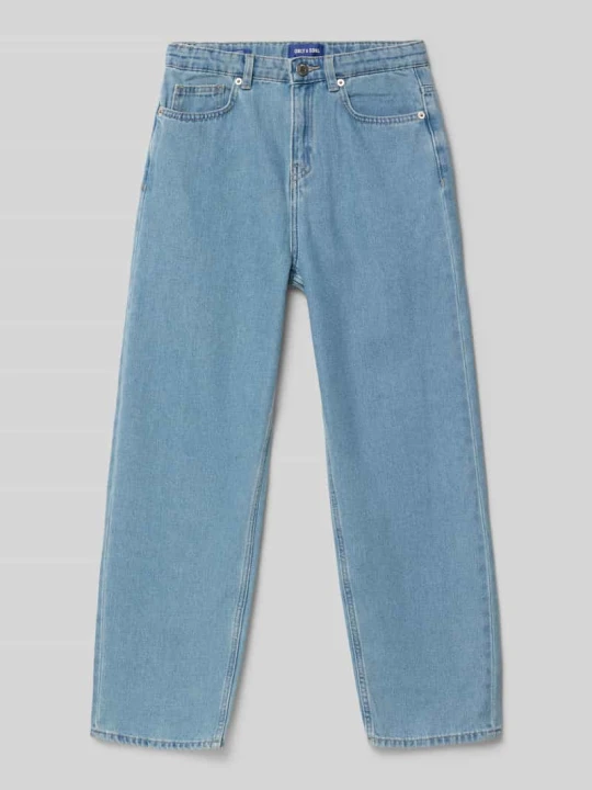 Zdjęcie produktu Jeans o luźnym kroju z mieszanki bawełny model 'FADE' Only & Sons Jasnoniebieski