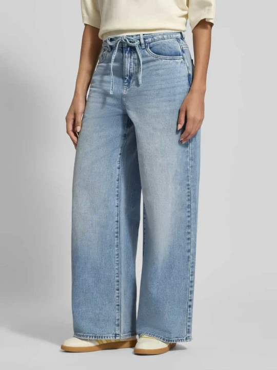 Zdjęcie produktu Jeans o kroju loose fit z mieszanki bawełnianej model 'WIEN' Vero Moda Jeansowy niebieski