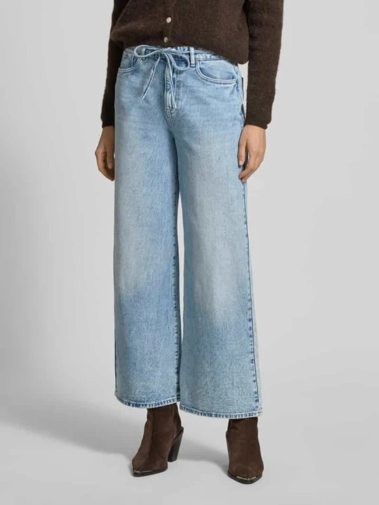 Zdjęcie produktu Jeansy o luźnym kroju z mieszanki bawełny model ‘WIEN’ Vero Moda Jeansowy niebieski