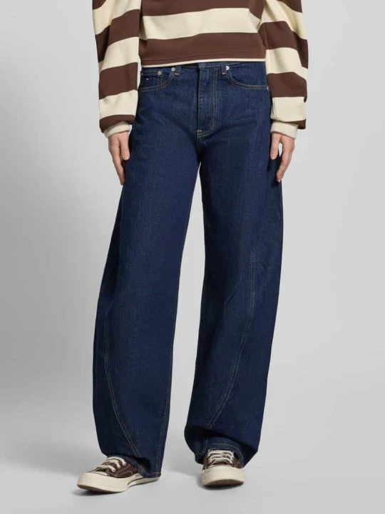 Zdjęcie produktu Jeansy o kroju loose fit z mieszanki bawełny Tommy Jeans Ciemnoniebieski melanż
