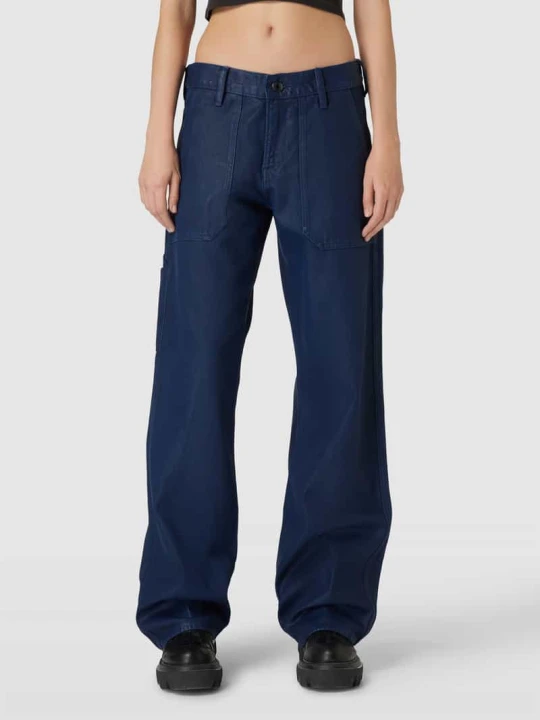 Zdjęcie produktu Jeansy o luźnym kroju z ozdobnymi szwami model ‘Judee’ G-Star Raw Niebieski