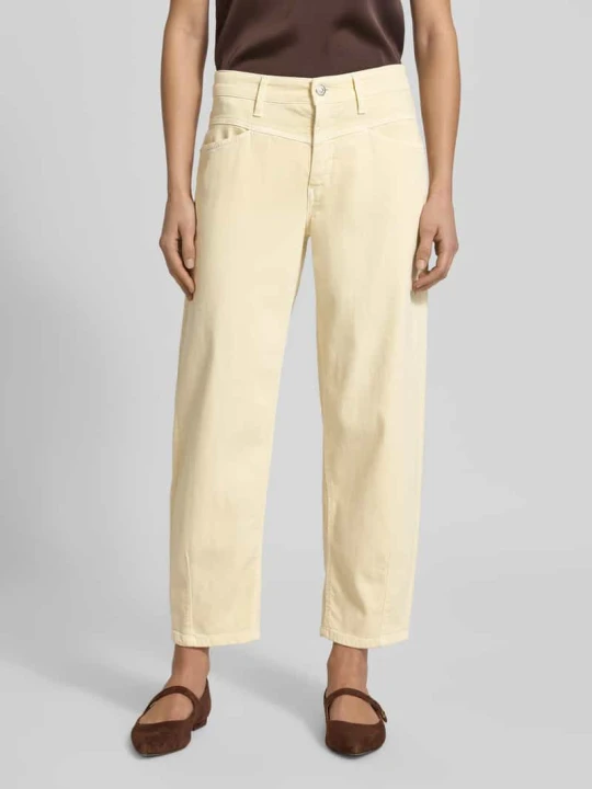 Zdjęcie produktu Krój loose fit Jeansy z wpuszczanymi kieszeniami Model 'Elin' CAMBIO Écru