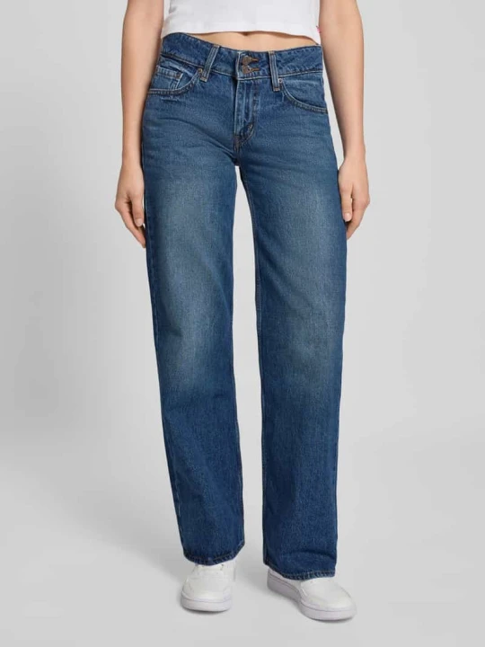 Zdjęcie produktu Jeansy o luźnym kroju z wpuszczanymi kieszeniami model ‘ONLDION’ Levi's Granatowy
