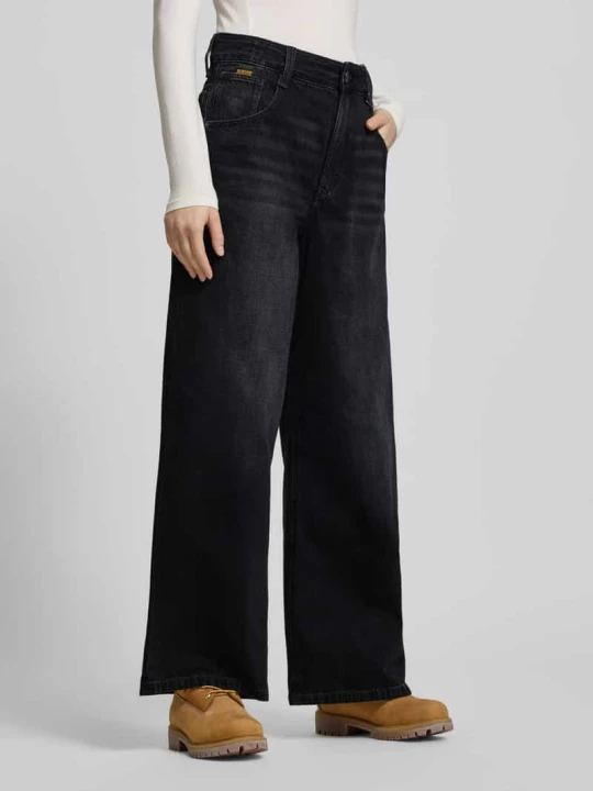 Zdjęcie produktu Jeansy High Loose Fit z detalem z logo model 'Skater' G-Star Raw Czarny