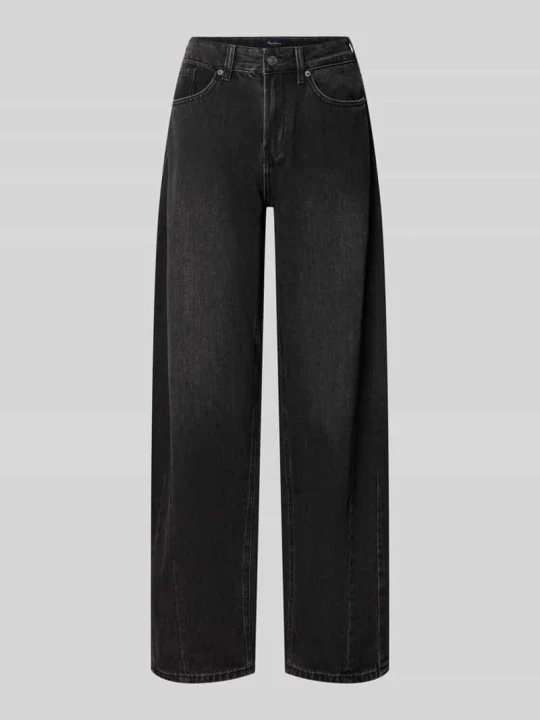 Zdjęcie produktu Jeansy o niskim stanie typu barrel w ciemnym spraniu Pepe Jeans Antracytowy