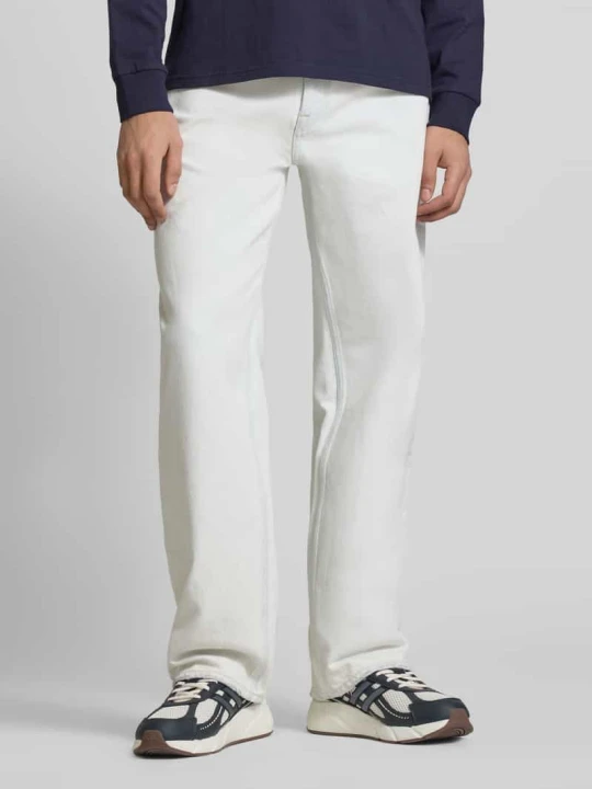 Zdjęcie produktu Jeansy o prostym kroju w efekcie znoszenia Calvin Klein Jeans Jasnoniebieski