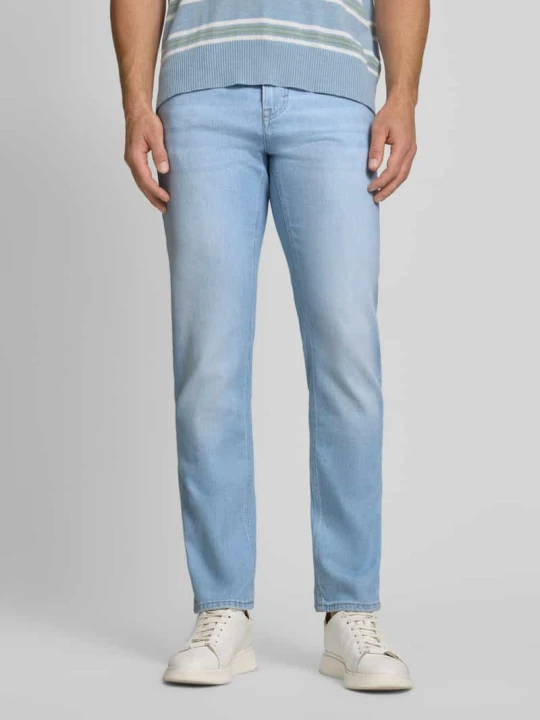 Zdjęcie produktu Jeansy o kroju regular fit z detalem z logo model 'Mitch' JOOP! Jasnoniebieski