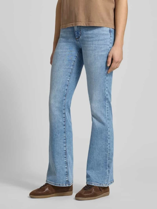 Zdjęcie produktu Jeansy o rozkloszowanym kroju w 5 kieszeni model 'Shelby' Mustang Jeansowy niebieski