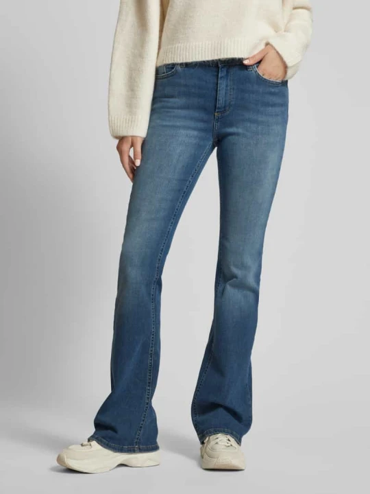 Zdjęcie produktu Jeansy o rozkloszowanym kroju z 5 kieszeniami model ‘BLUSH’ Only Jeansowy niebieski