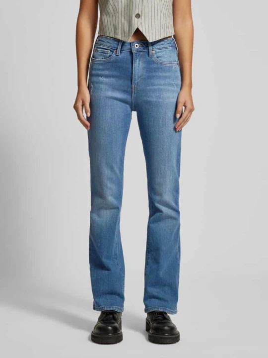 Zdjęcie produktu Jeansy o rozkloszowanym kroju z 5 kieszeniami Pepe Jeans Niebieski