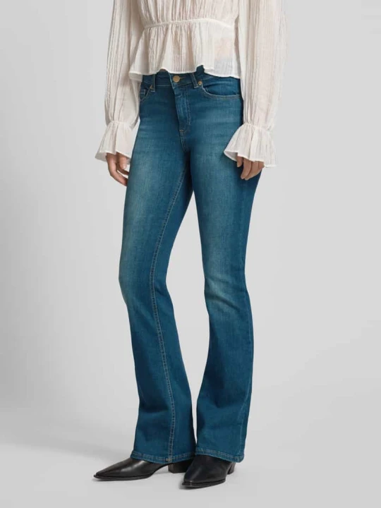 Zdjęcie produktu Jeansy o rozkloszowanym kroju z mieszanki bawełny model ‘BLUSH’ Only Jeansowy niebieski