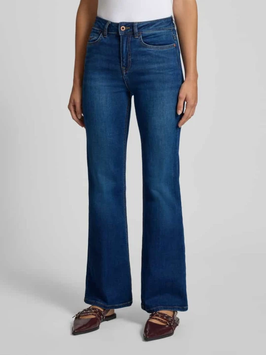 Zdjęcie produktu Jeansy o rozkloszowanym kroju z mieszanki bawełny model ‘WILLA’ Pepe Jeans Jeansowy niebieski
