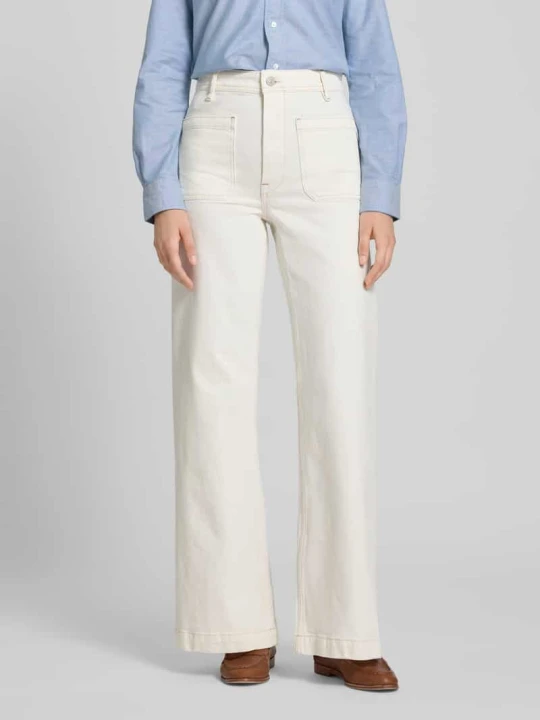 Zdjęcie produktu Jeansy o rozkloszowanym kroju z nakładanymi, wpuszczanymi kieszeniami Polo Ralph Lauren Złamany biały