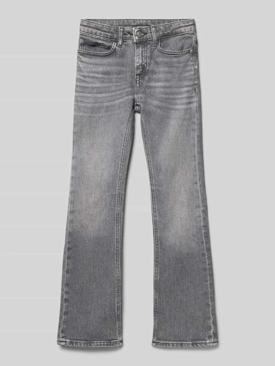Zdjęcie produktu Jeansy o rozkloszowanym kroju z naszywką z logo Calvin Klein Jeans Średnioszary