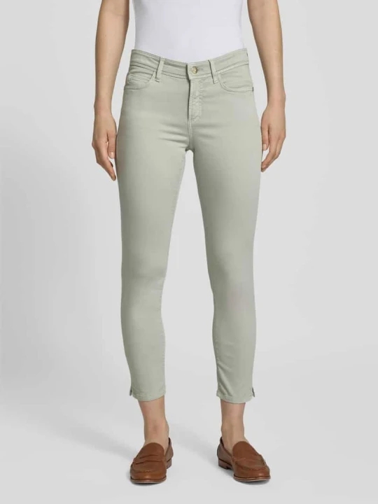 Zdjęcie produktu Jeansy o skróconym kroju slim fit model ‘PIPER’ CAMBIO Miętowy