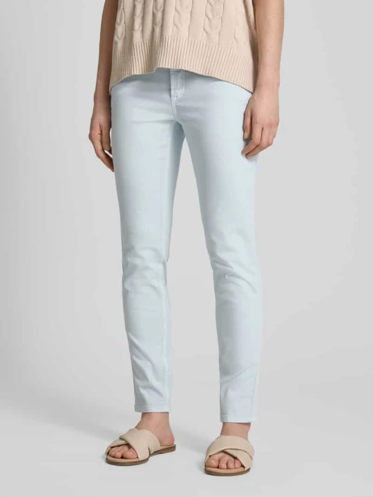 Zdjęcie produktu Jeansy o skróconym kroju slim fit model ‘PIPER’ CAMBIO Błękitny