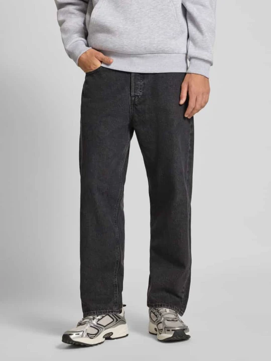 Zdjęcie produktu Jeansy o szerokim kroju z 5 kieszeniami model ‘Alex’ Jack&Jones Czarny