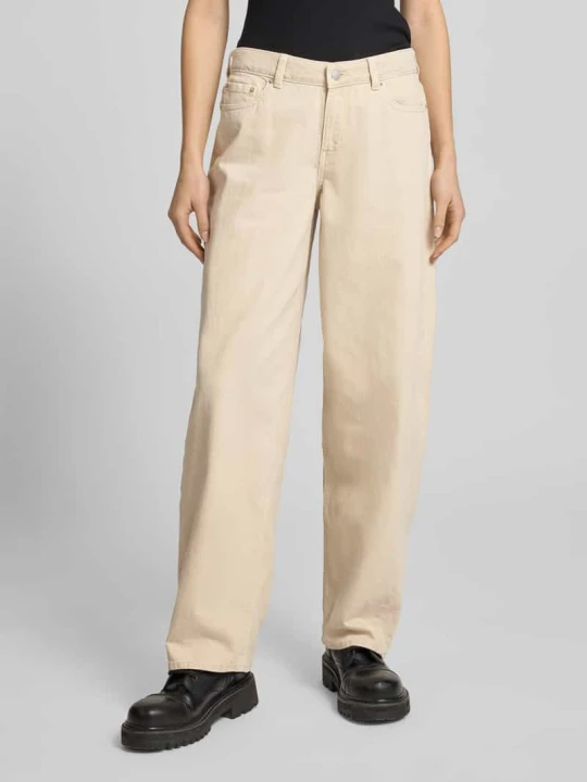 Zdjęcie produktu Jeansy z 5 kieszeniami o kroju wide fit, model "Barrel" JJXX Écru