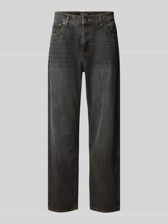 Zdjęcie produktu Jeansy o szerokim kroju z czystej bawełny model 'Ted' Jack&Jones Średnioszary