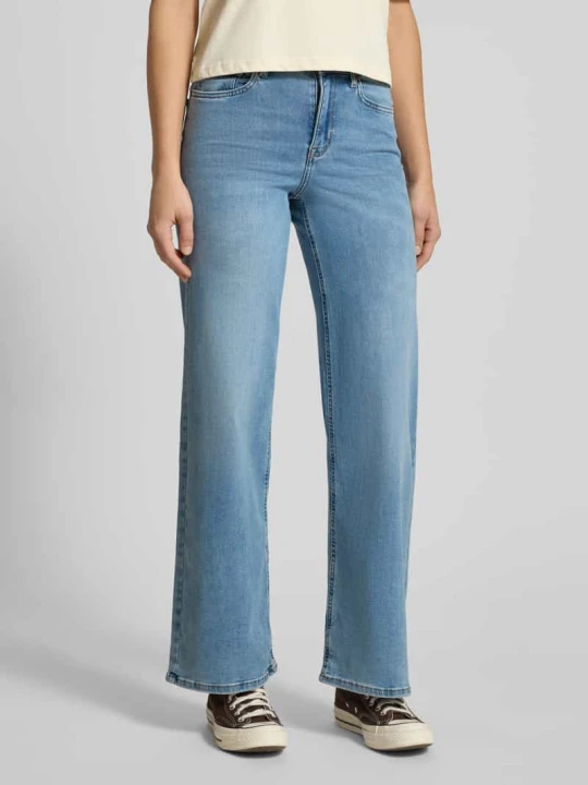 Zdjęcie produktu Jeansy o szerokim kroju z mieszanki bawełny model ‘MADISON’ Only Jasnoniebieski