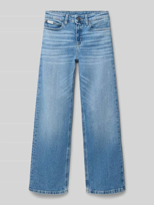 Zdjęcie produktu Jeansy o szerokim kroju z naszywką z logo model ‘Authentic’ Calvin Klein Jeans Niebieski